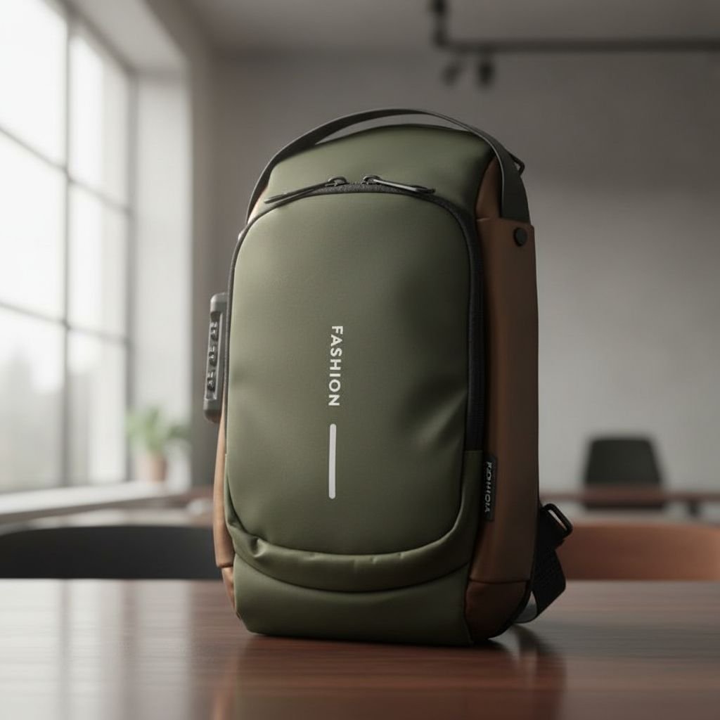 პორტატული ჩანთა კოდური ჩამკეტით